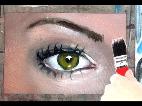 How to Paint an Eye Step by Step (Painting Tutorial) - YouTube