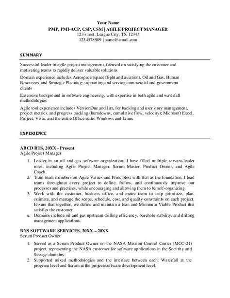 View hundreds of agile project manager resume examples to learn the best format, verbs, and fonts to use. Agile Project Manager Resume Sample Download For Free ...