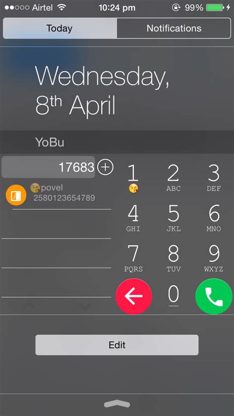 Looking for best iphone widgets? Cool New App: YoBu - Phone Dialer Widget for iPhone ...