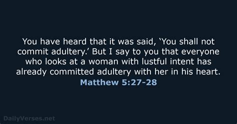 7 Bible Verses About Adultery Esv