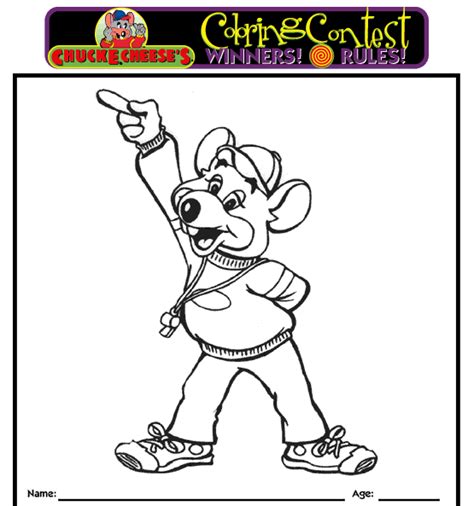 Check It Chuck E Cheese Coloring Page Best Black Coloring Pages