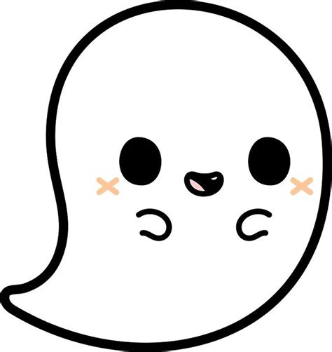 Cute Spooky Ghost Sticker By Peppermintpopuk Cute Animal Drawings