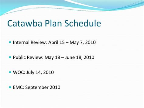 Ppt Request To Proceed For Approval Of The 2010 Catawba River Basin