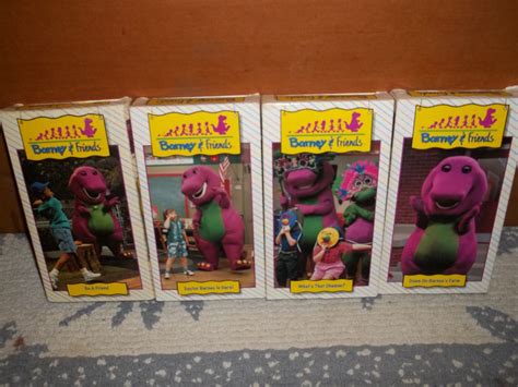 Lot Of 11 Rare Barney And And Friends Vhs Tapes Educational Time