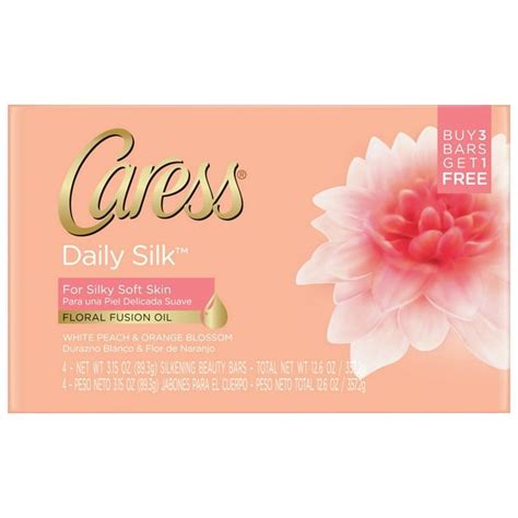 Caress Daily Silk Bar Soap 4 Pack