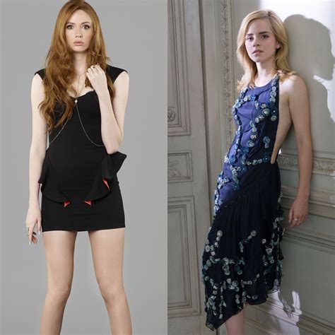 Karen Gillan Vs Emma Watson Celebbattles