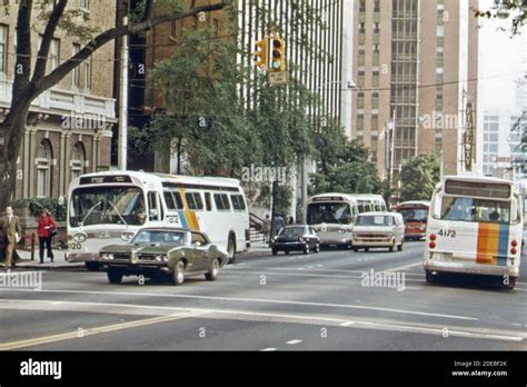 Metropolitan Atlanta Rapid Transit Authority Marta Buses In Downtown