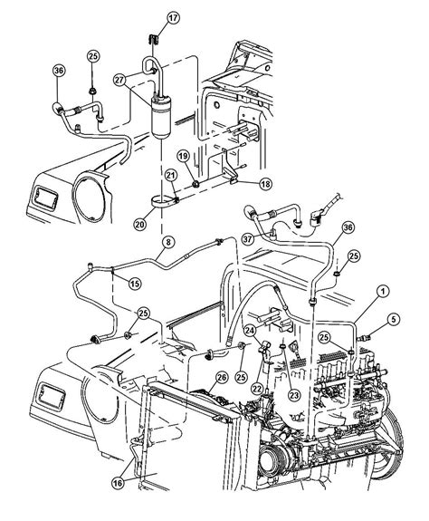 We collect plenty of pictures about jeep wrangler engine diagram and finally we upload it on our website. 2005 Jeep Wrangler Label. Refrigerant - 55037555AC | Factory Chrysler Parts, Bartow FL