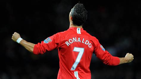 Cristiano Ronaldo watched his Manchester United teammates en route to