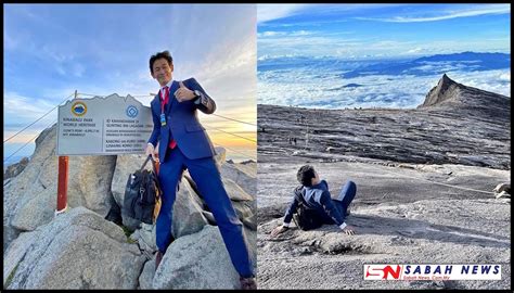 Viral Pendaki Jepun Selamba Naik Gunung Kinabalu Guna Suite Dan Kasut