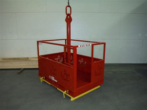 Custom 4 Person Crane Basket With Masterlink Lifting Technologies