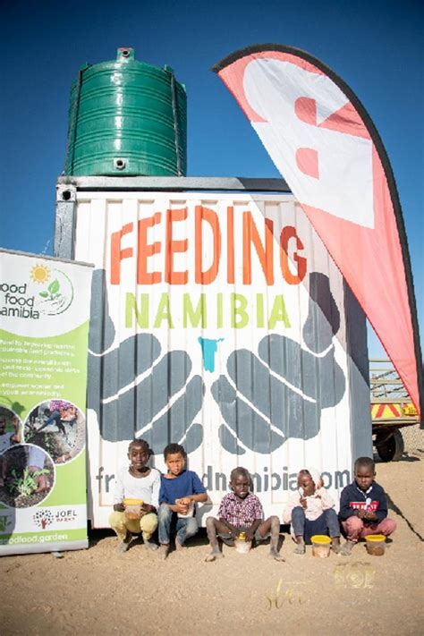 Feeding Station Established For Drc Children Namibia