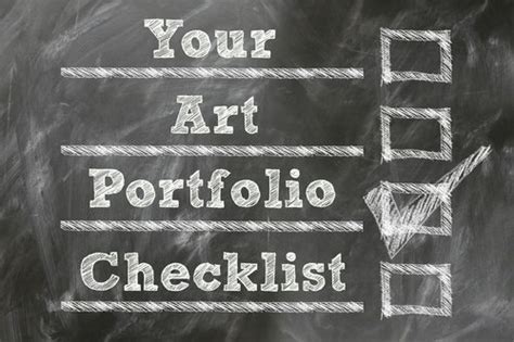 Your Art Portfolio Checklist Artsy Shark Inspiring Artists To Build