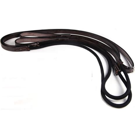 Porto Polo Running Reins Rope And Leather Bridleware