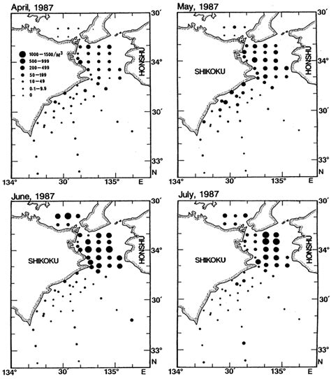Species Calanus Sinicus Distribution Map 4 Marine Planktonic Copepods