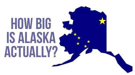 Alaska How Big Is Alaska Actually Youtube