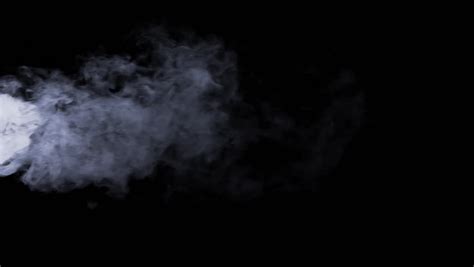 Realistic Smoke Cloud Animation 06 Flight Flow Loop Background Or