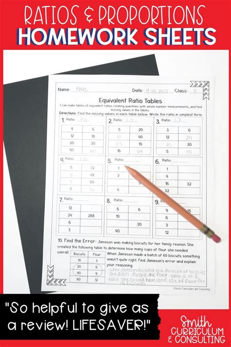 Answer Key Equivalent Ratios Worksheet 6th Grade Answers Thekidsworksheet
