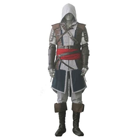 Assassin S Creed IV 4 Black Flag Edward Kenway Cosplay Costume Whole