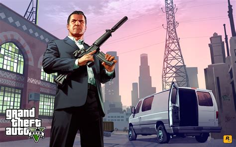 Download Michael De Santa Video Game Grand Theft Auto V Hd Wallpaper
