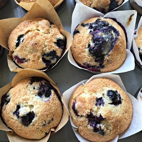 I used a modified crumb topping recipe from a barefoot contessa sour cream coffee cake recipe to top muffins: Perfect Blueberry Muffins Recipe | Blue berry muffins ...
