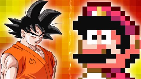 Goku Vs Mario Sprite Animation Short Youtube