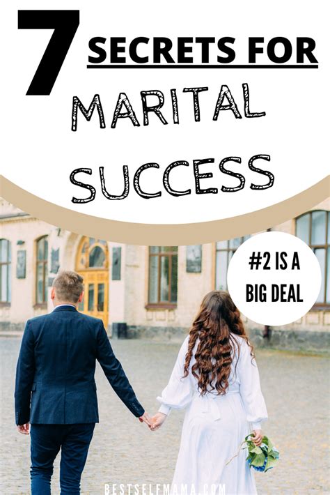 7 Secrets For Marital Success Life After Marriage Unhappy Marriage