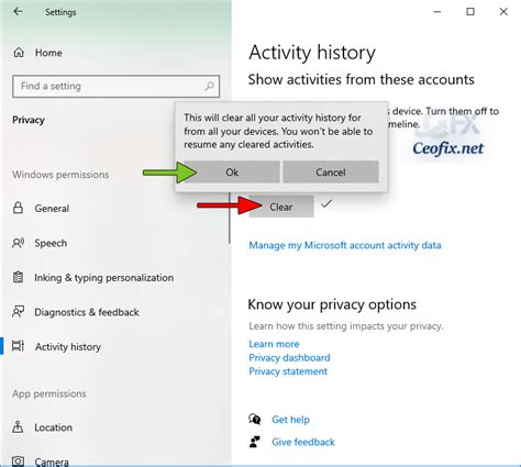 How To Clear Your Activity History On Windows