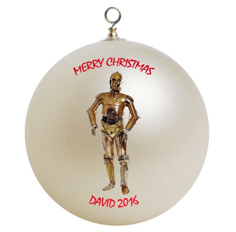 Personalized Star Wars C3po Christmas Ornament T Ornaments