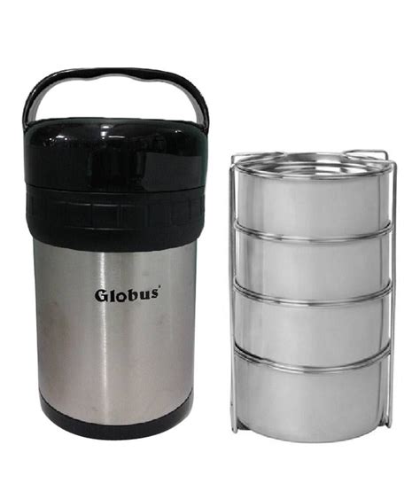 Globus Hot Tiffin With 4 Compartments: Buy Online at Best Price in India - Snapdeal