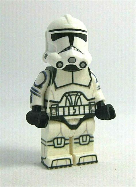 Custom Phase 2 Clone Trooper Lego Minifigure 360° Printed Body New
