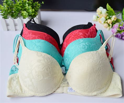 New Embroidery Bras For Women Lace Push Up Floral Ladies Sexy Underwear