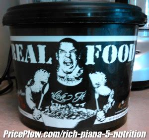 Watching old rich piana videos watching rich piana videos at work to pass the time, specifically his larger by the day series which basically is a blog of his life for those days. Rich Piana 5% Nutrition REAL CARBS Review: Legit Food ...