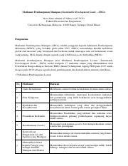 The 17 sustainable development goals (sdgs), with their 169 targets, form the core of the 2030 agenda. Matlamat Pembangunan Mampan - SDG.pdf - Matlamat ...
