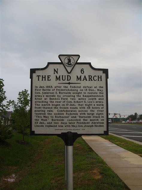 Photo The Mud March Marker