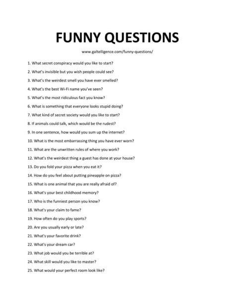 212 Best Funny Questions Spark Fun Conversations