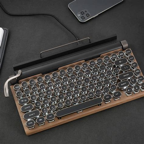 Buy Seeyeah Mechanical Bluetooth Keyboard 83 Key Vintage Typewriter
