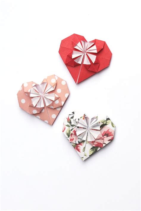 How To Make Origami Blossom Hearts — Gathering Beauty How To Make