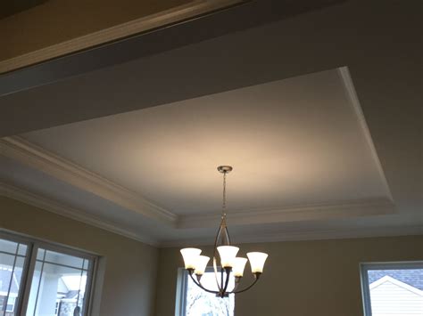 Tray Ceiling Without Painted Returns Tray Ceiling Ceiling Lights
