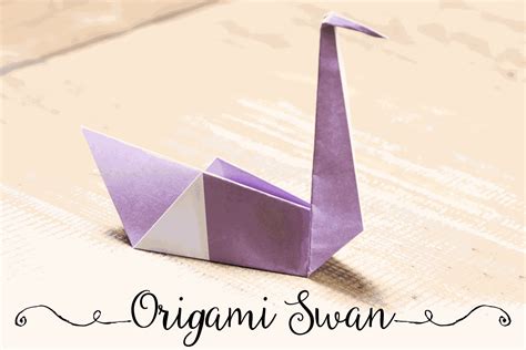 Easy Origami Swan Tutorial