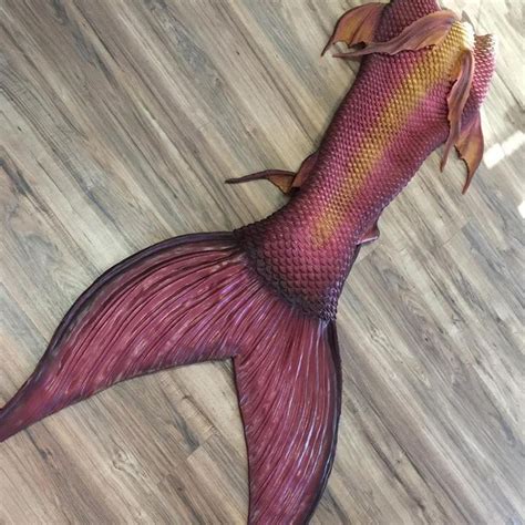 Mertailor Mermaid Tails By Eric Ducharme Loving This Gorgeous Red Tail