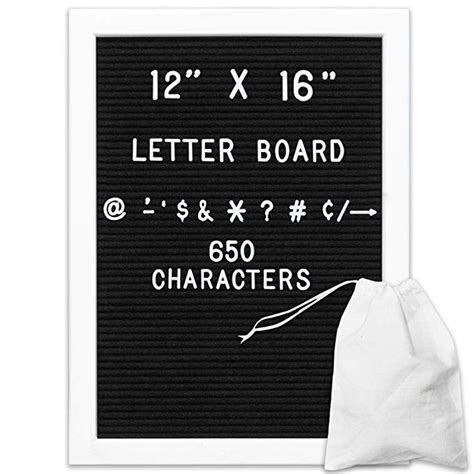 Felt Letter Board With 650 Letters Numbers And Symbols