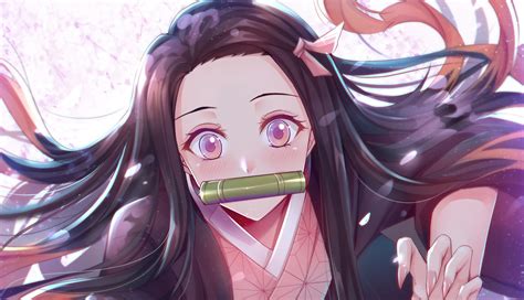 1336x768 Resolution Kimetsu No Yaiba Art Nezuko Kamado Hd Laptop