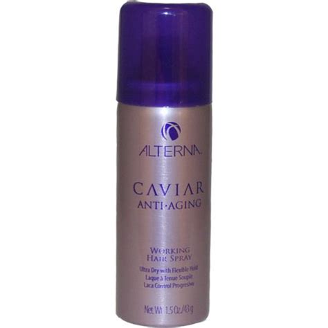 Please check your local ingredient labels. Amazon.com : Alterna Caviar Anti-Aging Working Hair Spray ...