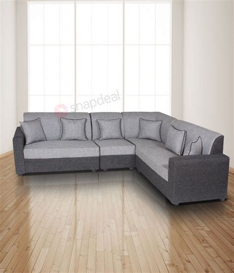 Select the department you want to search in. Gioteak Havana L shaped Grey 2+2+1+Corner Sofa Set - Buy ...