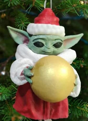 Download Baby Yoda Christmas Ornament - Download Free Vector For ...