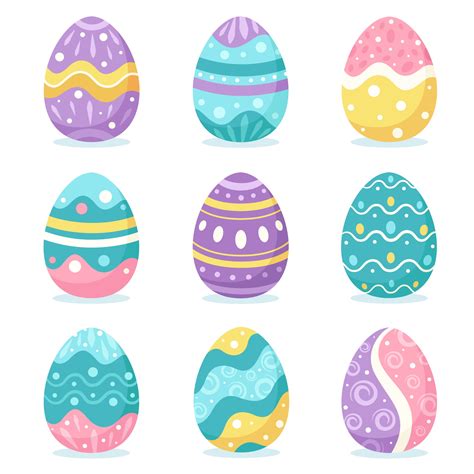 easter eggs happy easter vector illustration 2172280 vector art at vecteezy