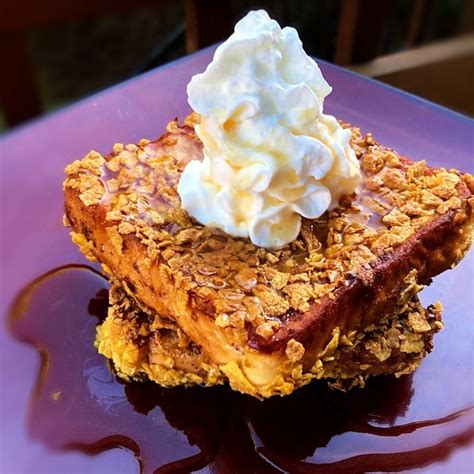 More images for cornflake french toast » Cornflake Crusted Cinnamon French Toast | ThriftyFun
