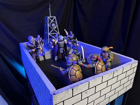 Channel 6 News Building Diorama : r/TMNT