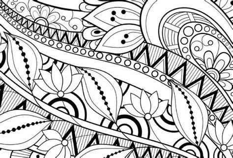 Hitam Putih Lukisan Corak Batik Bunga Simple 20 Contoh Gambar Batik